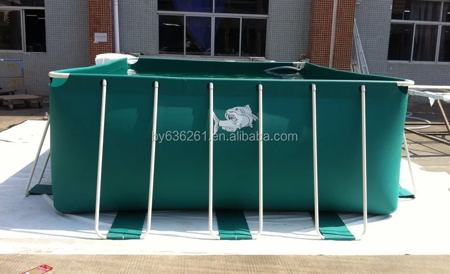 Flexible Plastic Fish Pond For Fish Farm,Outdoor Pvc Swimming Pool
