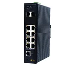 Port Din Switch 8 Port L2 Managed 8 Port Industrial Poe Switch With 4 SFP DIN Strail