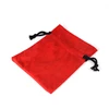 Reusable Fabric Red Pouch Bag Jewelry Promotional Packaging Bag Line Jewelry Pouch