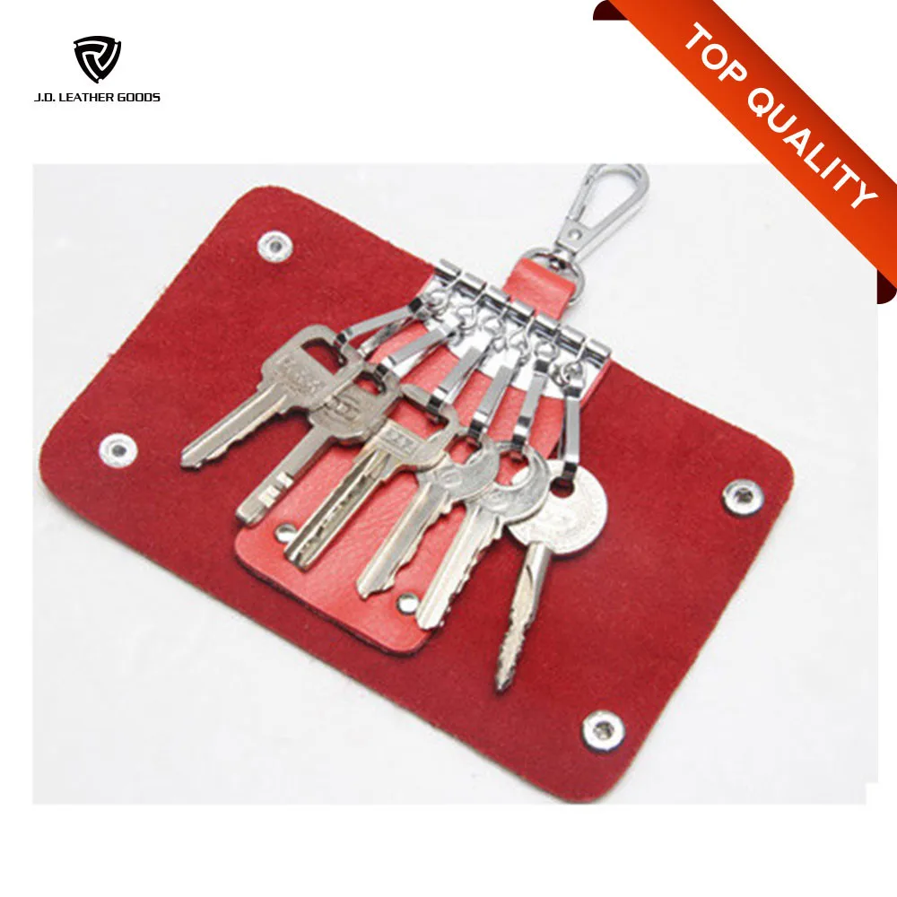 Customized Wholesale Cheap Smart Color Leather Key Holder / Car Key