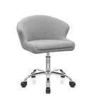 fabric seat comfortable back salon stool