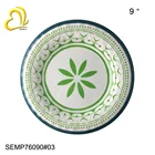 Disposable Plates Disposable Plates Geometric Pattern Eco Friendly Disposable Printing Logo Plates