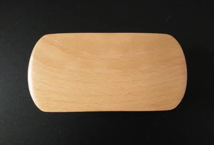 Stock Boar Bristle brush, square beech brush, male special beard brush, can engrave logo