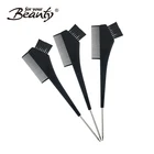 Salon hair coloring 3 IN 1 functional plastic hair common comb with metal tail