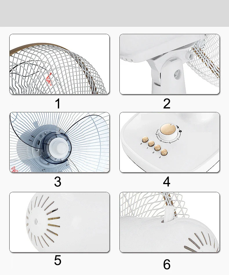Oscillating Table Desk Fan, 100%, Copper - detail 24
