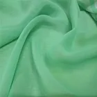 Chiffon Georgette Fabric Silk Sarees plain dyed 100% silk georgette fabric