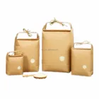 1kg Rice package kraft paper packaging bag brown kraft food paper bag