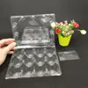 Hot selling Custom PVC transparent plastic blister egg rectangular tray
