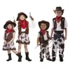 Cowboy Cowgirl Childrens Kids Boys & Girls Fancy Dress Costume Party C013