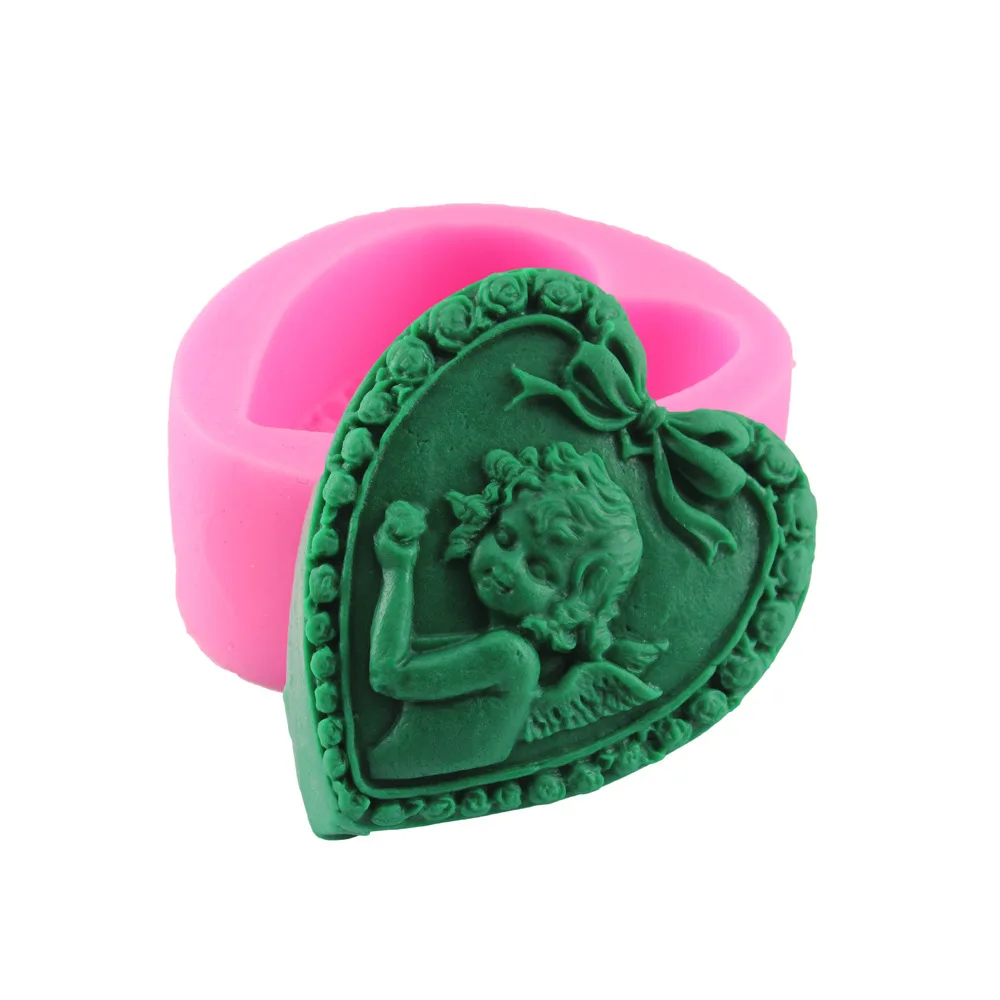 Hot cake baking tool DIY silicone rubber silicone shaped girl soap mold taobao 1688 agent