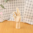 China Wood Wooden Hand Wholesale Multi Sizes Flexible Wooden Mannequin Hand for Home Office Table Decoration