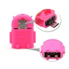 Mini Robot Shape Android Micro USB To USB 2.0 Converter USB OTG Cable Adapter for Tablet PC for Android mobile phone