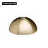 Custom small copper chrome round industrial Metal fabrication Spinning led lampshade