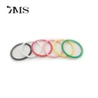 Wholesale Silicone hair elastic bands Small colored silicone rubber band hair ties for thin hair