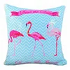 Pretty Pink And Blue Reversible Mermaid Sequin Flamingo Pillow Cushion Cover Wholesale Cheap Color Change Flamingo Cushion Cover