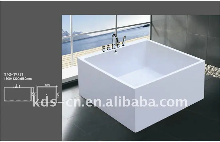 Square Tub square bathtub - mobroi Square Tub square bathtub - mobroi