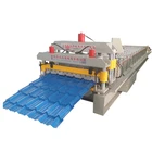 Galvanized Metal Glazed Color Roof Panel Tile Profiling Roll Forming Machine