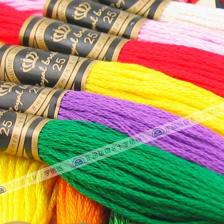 中国アイブロウスレッドクロスステッチ刺繍糸材料仕入れ・メーカー・工場