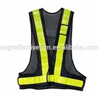 High Visible Adjustable Mesh Vest V-Shaped Waistcoat With Pocket