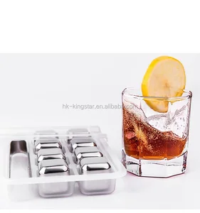 wine cooling stainless steel material whisky stone ice cube