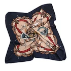 Women's Large Satin Square Silk Feeling Hair Scarf Bandana 35 x 35 inches