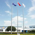 2019 High Precision Customized Tapered Stainless Steel Flag Pole