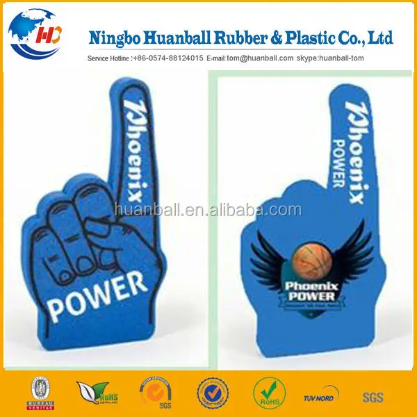 custom  cheering eva  foam finger