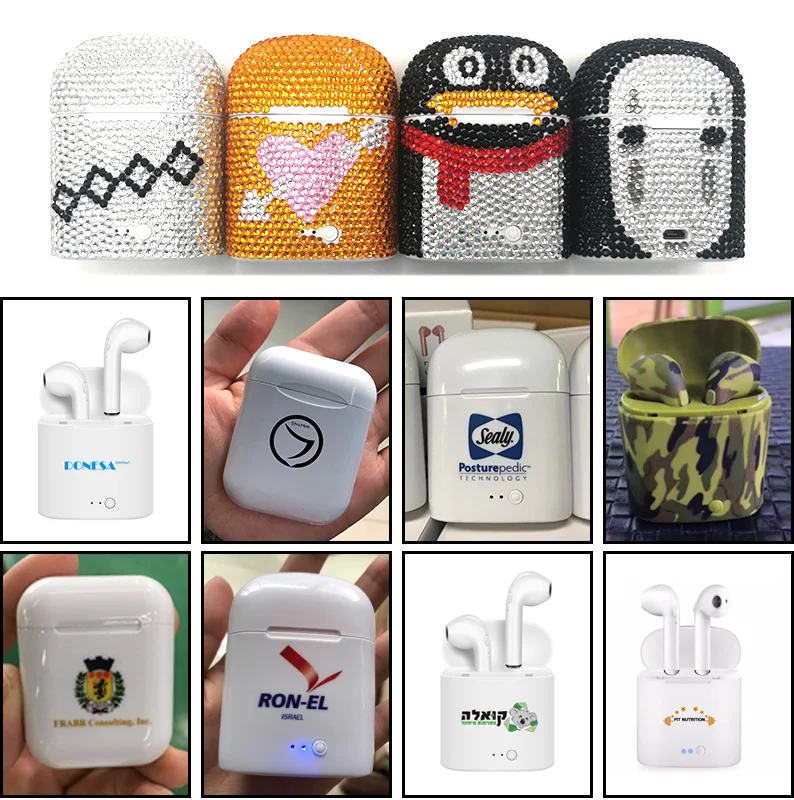 Best Sell In Europe USA 2019 Twin TWS Ear Phones Super Bass Bt V5.0 Headphone Wireless Earbuds TWS i30 Mini Bluetooth Earphones - ANKUX.COM