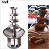 Luxury wedding catering equipment commercial 4 tier stainless steel chocolate fountain for sale in divisoria