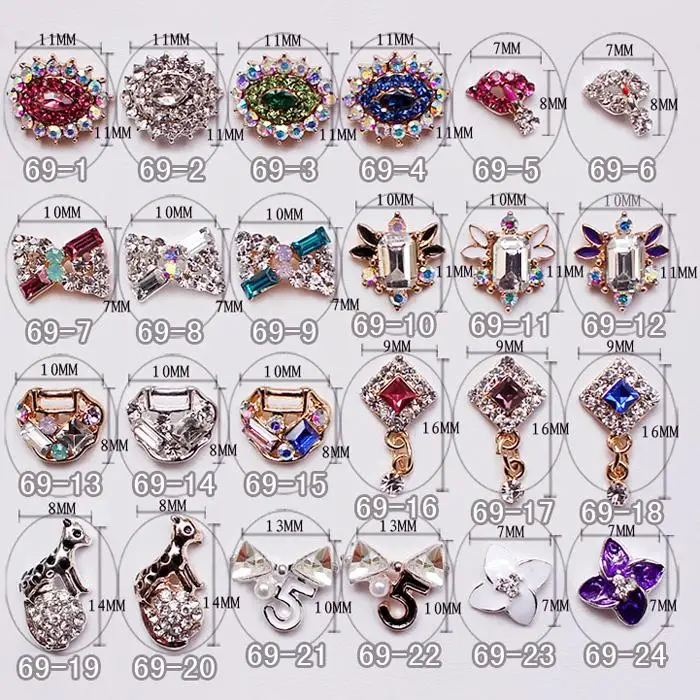 Wholesale Japan style diamond shaped nail art
