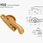 Crescent lock aluminum sliding window parts