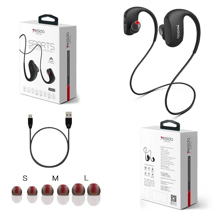 2019 New Arrival Active Noise Cancelling Headphone Waterproof Bluetooths Sport Wired Earphone - ANKUX.COM