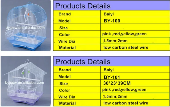 Wholesale Chinese Wire Mesh Bird Cage ( 2015 Hot Sale, Large Stock, Fast Delivery, Hiqh Quality)