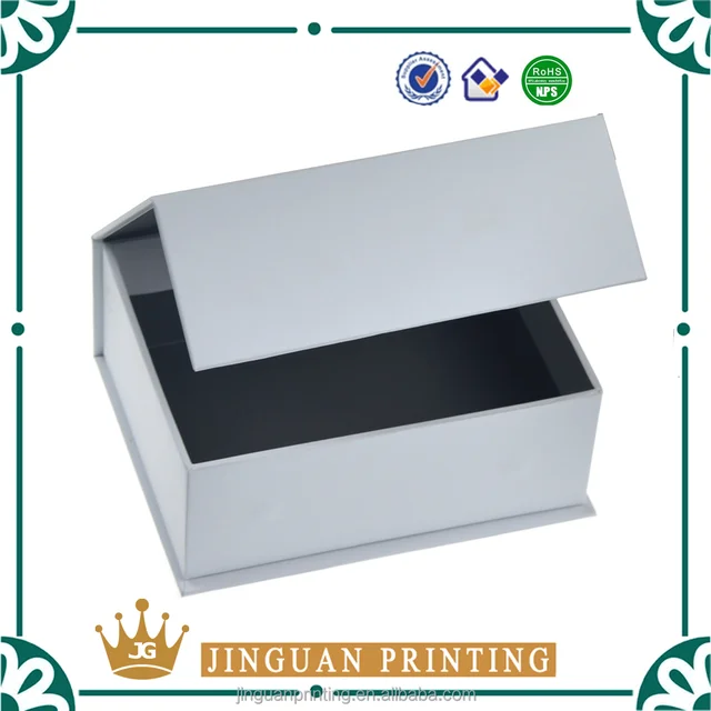 high quality cardboard magnetic rectangle folding paper box