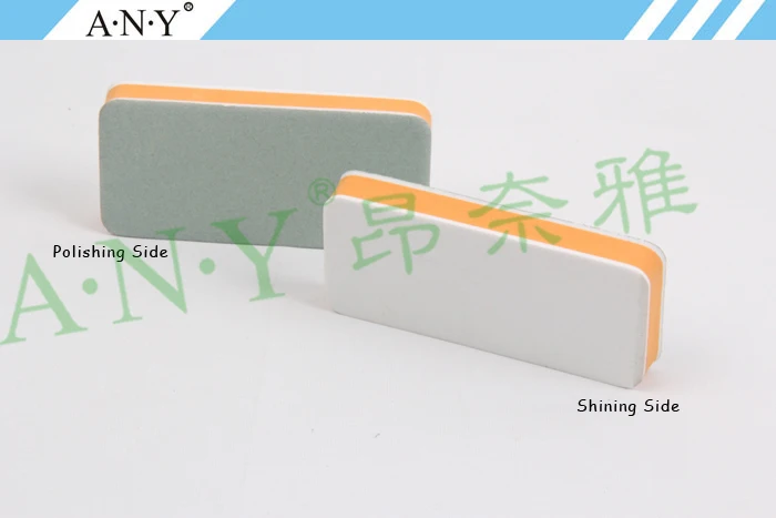 Nail Shape and Polishing Leaves Printing Pink Sandpaper Nail File Customized
