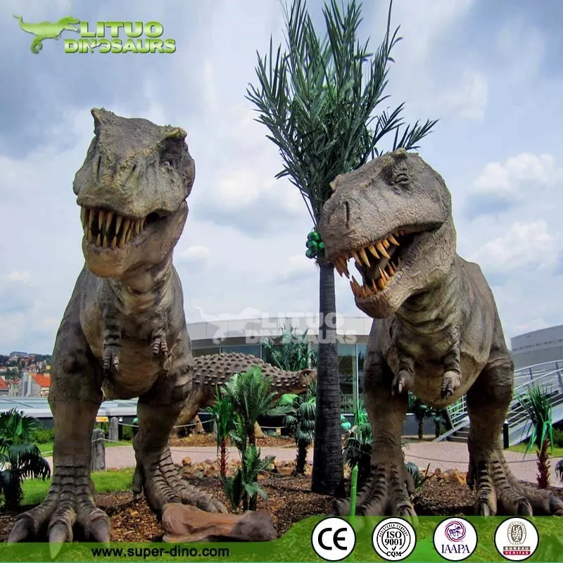 Amusement Park Life Size Dinosaur Robot 