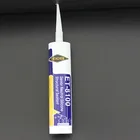 quick drying silicone sealant cartridge packing for glass curtain wall with plastic nipple