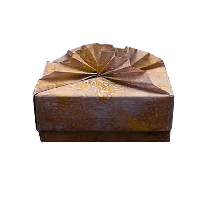 flower paper gift box for packaging with custom printing