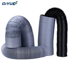 Top Quality Fire Resistant PVC Aluminum Foil Composite Pipe Flexible Duct For Kitchen