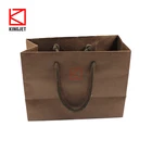 custom cheaper reusable washable stand up kraft paper bag