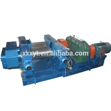 Double Roller Rubber Crusher For Waste Tyre Recycle/Grinder mill for waste tire rubber powder