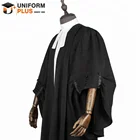 Solicitor barrister uniform gown and costume, lawyer robe