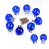 30mm Round Crystal Cabinet Knob Furniture Pull Handle Blue