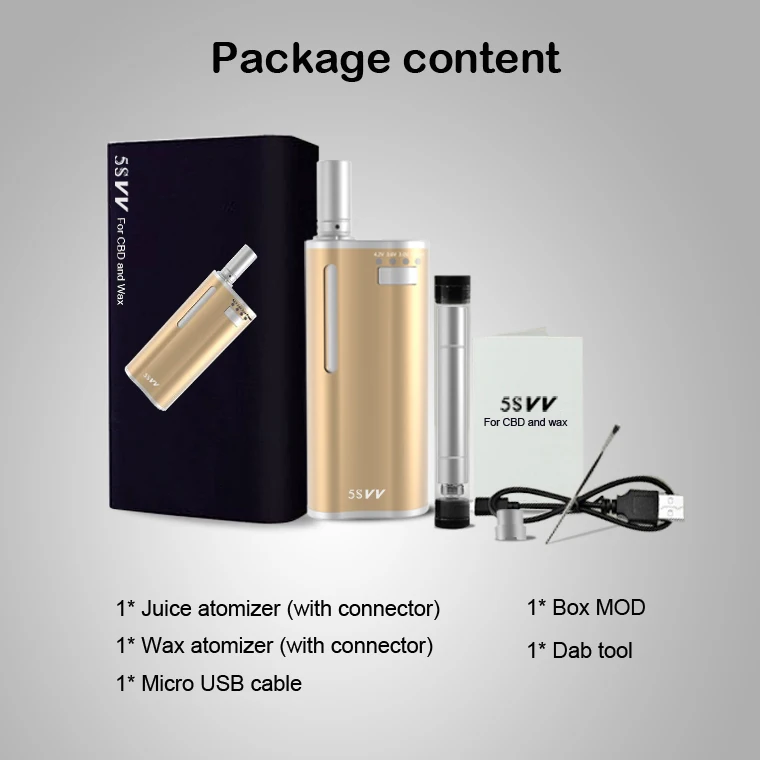 5S VV cbd vape kits