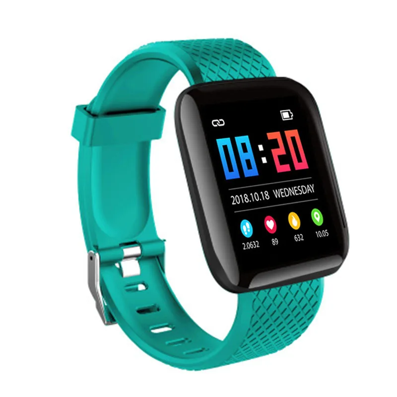 Warmwave 116 PLUS Color Screen Smart Bracelet Watch Heart Rate Blood Pressure Monitoring IP67 Waterproof Wrist Band - ANKUX Tech Co., Ltd