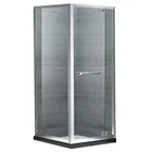 complete glass steam sliding shower enclosure with waterproof