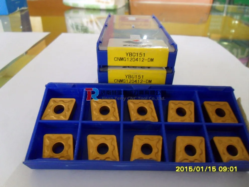 ZCCCT original turning inserts CNMG120404-PM YBC251 for semi-finishing processing
