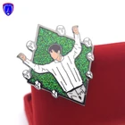 Wholesale China manufactures Singularity badge custom hard enamel metal pin state shaped lapel pins with glitter design