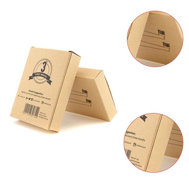 product gift card packaging box recycled kraft paper boxes