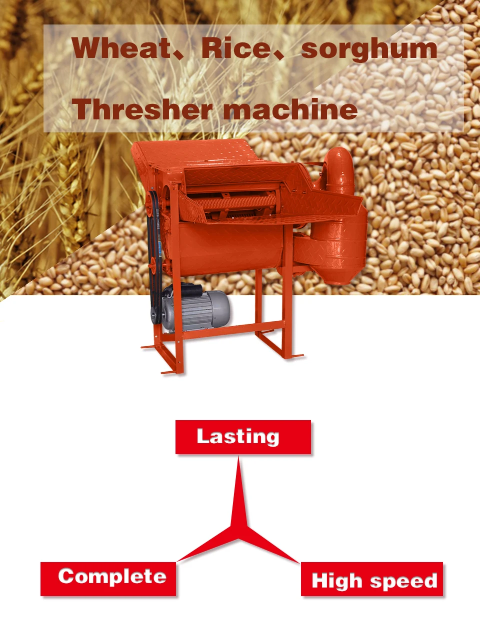 Wholesale Threshing Machine Small Grain Sheller